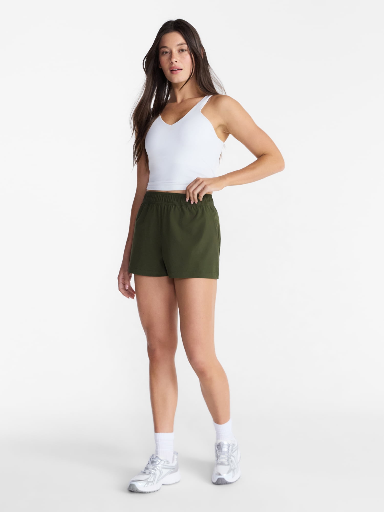 Avia Women's FeatherStretch Shorts, 3'' Inseam, Sizes XS-XXXL