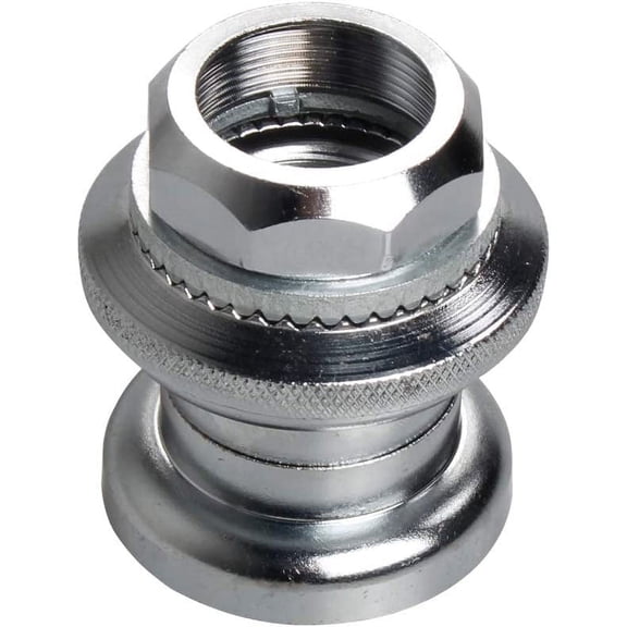 S SENQI Silver Colour Iron Bicycle Front Fork Bowl Set 1"-24T*22.2*30*27mm Bike Headset