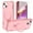 Pink, variant on Dteck for iPhone 13 Case with Screen Protector, Compatible with MagSafe Shockproof Invisible Magnetic Ring Stand Military-Grade Heavy Duty Protection Phone Case, Pink