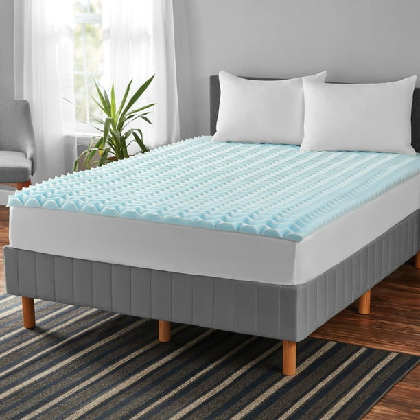 Memory Foam Mattress Topper Full 1 5 Inch Mainstays Walmart Com