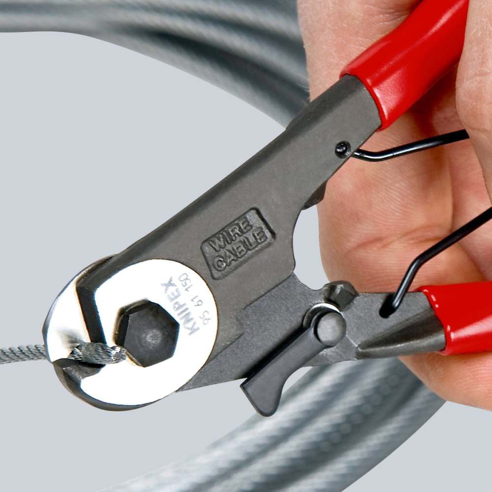 Knipex 6 Inch Steel Bowden Cable Cutter With Plastic Handle