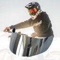 thumbnail image 3 of Visera para casco de motocicleta Gafas de casco antivaho con lente de protección facial completa para AGV K5 K3SV K1 (plata), 3 of 5
