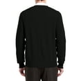 thumbnail image 4 of Kallspin Men’s Cardigan Sweater Wool Blend V Neck Buttons Cardigan with Pockets(Black,2X-Large), 4 of 10