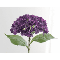 Zhuge 3pcs Hydrangea Artificial Flowers, Fake flowers, Flores Artificiales Para, Wedding Decor, Dark Purple