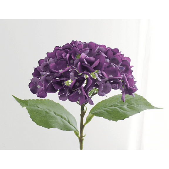 Zhuge 3pcs Hydrangea Artificial Flowers, Fake flowers, Flores Artificiales Para, Wedding Decor, Dark Purple