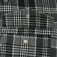 thumbnail image 5 of Hessimy Womens Flannel Plaid Shirts Oversized Lightweight Plaid Button Down Shirt Blouse Tops(Black,M), 5 of 8