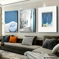 thumbnail image 4 of 3pcs, 2D Frameless Canvas Art, Greek Print Set of Three, Santorini Watercolor Painting Trio, Mykonos Island Art Prints, Mediterranean Wall Decor, Travel-Inspired Art Collection, 2D Flat, Perfect for, 4 of 4