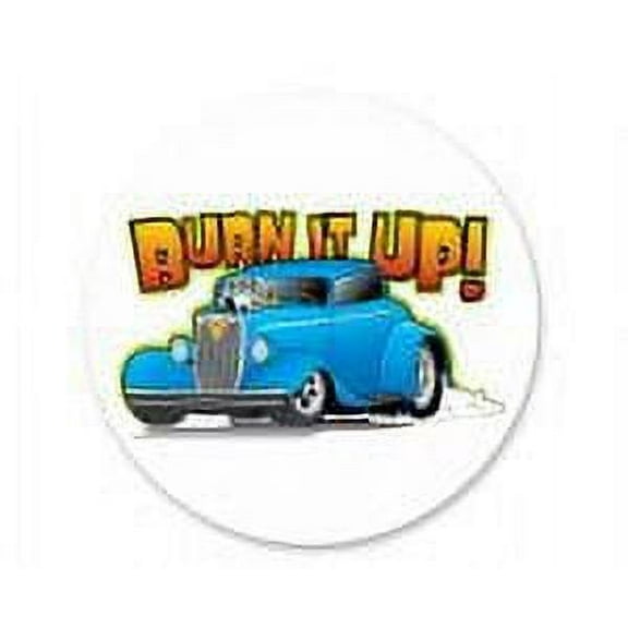 Burn It Up 7inch Round Edible Photo Image Cake Topper
