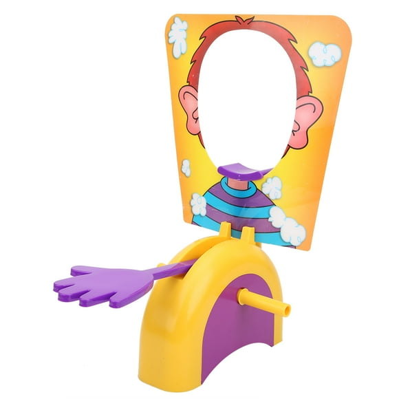 Family Joke Toy Family Toys Pie Cake Toy Cream Hit Face Funny Party Toys Pie Cake Toy Desktop Game Children Family Joke Toy