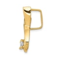 thumbnail image 2 of Finest Gold 14K Holds 5 mm Stone, Fancy Chain Slide Mounting, 2 of 4