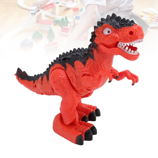 Electric Dinosaur Toy, Interactive Walking Dinosaur Toy With Sound Light Glowing Eyes Movable Hand Mouth, Educational Dinosaur Toy for Kids, Learning Animal Knowledge