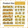 thumbnail image 2 of Cinta adhesiva de girasol para enmascarar, 12 estilos, 16.4 pies, rollos decorativos para envolver regalos con plantas de verano, 2 of 9