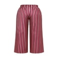 thumbnail image 2 of Pantalón George para Mujer, Corte Recto con Pretina Limpia Delantero, Resorte Trasero Vino Talla CH, 2 of 4