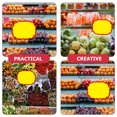 thumbnail image 4 of Miangastore Price Tags Yellow A Grade White Cardboard 20Pack 5.11x3.93x0.12 In, 4 of 9