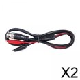 thumbnail image 1 of 2 Cables De Sonda De Osciloscopio, Cable BNC Q9 A Pinza De Doble, Longitud De Cable De Prueba De 100 Cm, 1 of 8