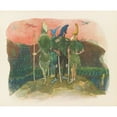 thumbnail image 2 of Ernst Kreidolf 14x12 Gold Ornate Wood Frame and Double Matted Museum Art Print Titled - Iron Hats, Knight's Spur and Germer (1922), 2 of 4
