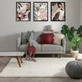 thumbnail image 6 of Well Woven Celeste Olympic Modern Solid Shag White 9'3" x 12'6" Shag Pile Soft Area Rug, 6 of 7