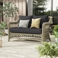 thumbnail image 6 of Kimunuk Outdoor Loveseat Cushion Set, 46" x 26" x 5" Waterproof Patio Furniture Cushions for Couch Bench Swing, Grey, 6 of 6