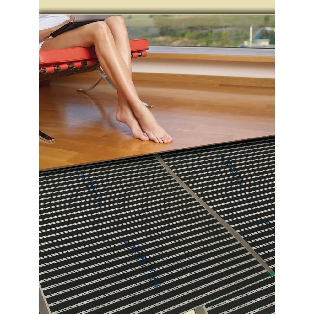 QuietWarmth QWARM3X10F120 3x10 120V Electric Floating Floor Heating System