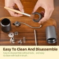 Manual Coffee Grinder With Detachable Stainless Steel Tapered Outer