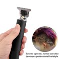 thumbnail image 3 of Hair Clippers Kit Electric Li Type Battery Hair Clippers Rechargeable with LED Display T Type Blade Cutting Trimmer for Men Black, 3 of 8