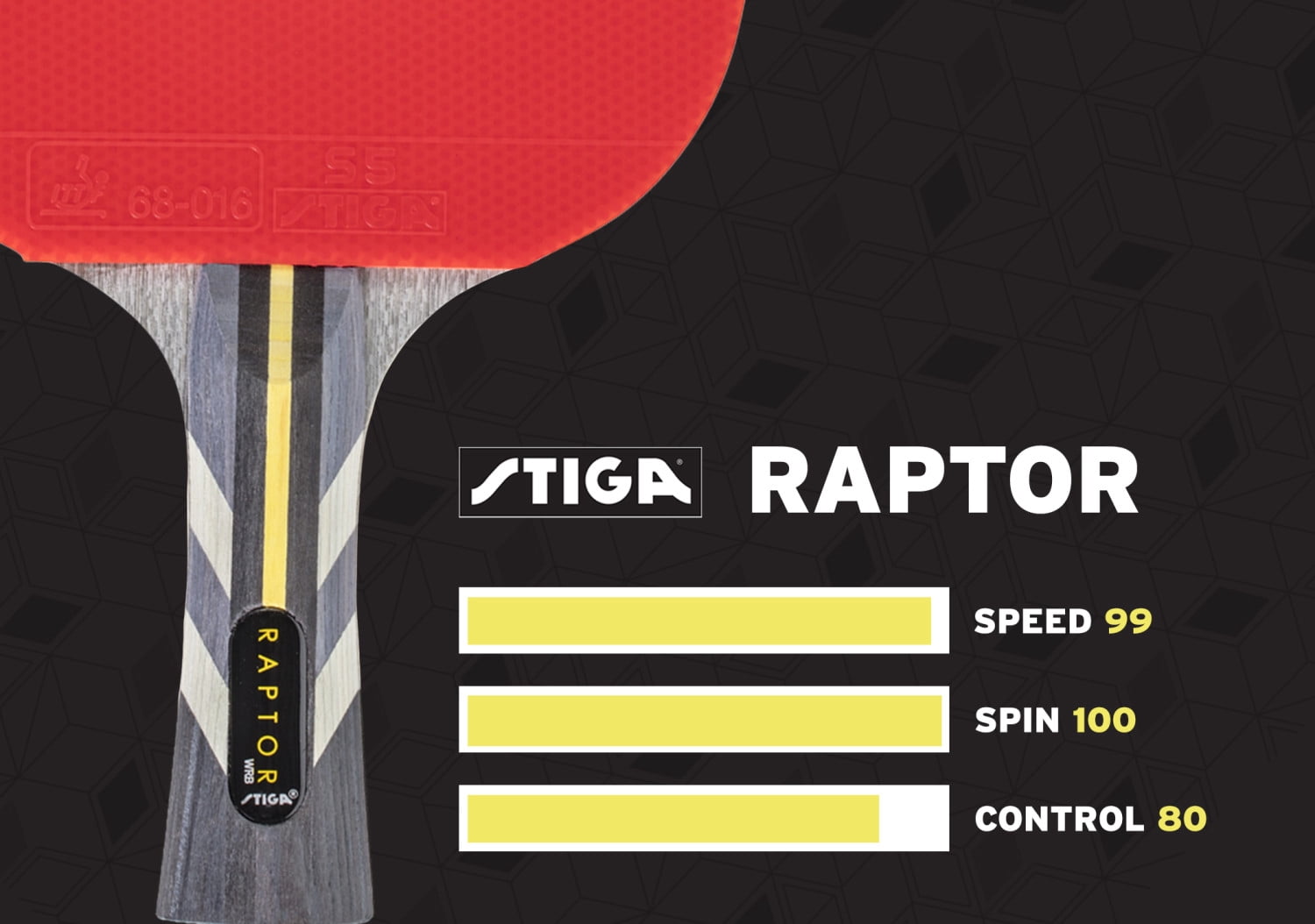 STIGA Raptor Table Tennis Racket