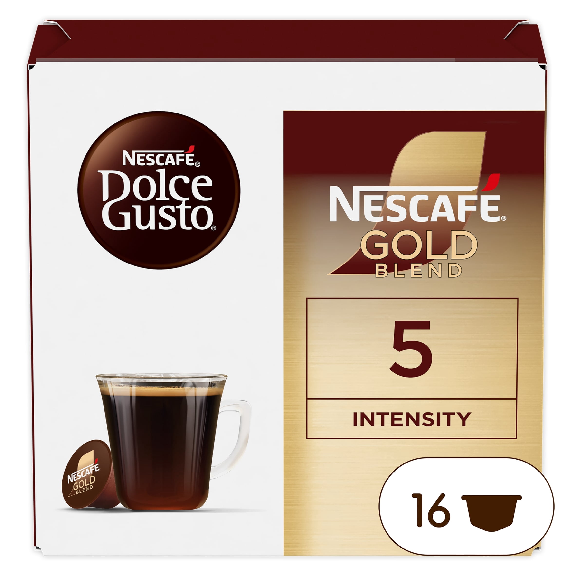 Nescafe Dolce Gusto Cafe Au Lait (Pack of 3, Total 48 Capsules