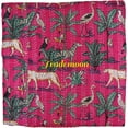 thumbnail image 2 of Indian Handmade Animal Print Cotton kantha Quilt, Village art gudri,Hand Stitch Quilt ,Bedspread, Blanket (Twin Size - 60" x 90"), 2 of 5