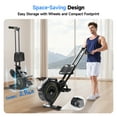 thumbnail image 4 of YPOO Magnetic Rowing Machine for Home, 350 lb Capacity, 16-Level Silent Resistance, Foldable Compact Rower for Full-Body Workout with App Support, 4 of 10