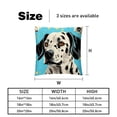 thumbnail image 5 of Spotted Dog Velvet Throw Covers Pillow Inserts - Set of 2 Decorative Pillows with Unique Patterns for Home Decor, Couch, Bed - 16x16, 18x18, 20x20 Inches, 5 of 6