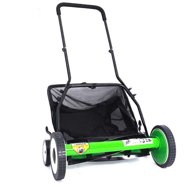 TECHTONGDA 20Inch 5Blade Lawn Mower Walk Behind Reel Mower 054118