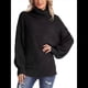 thumbnail image 5 of Suéter de Cuello Alto, Larga, Estilo Globo, Liso, para Mujer, para Invierno y Otoño. Negro S, 5 of 6