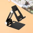 thumbnail image 1 of OULII Foldable Tablet Phone Holder Black Synthetic Material for Storage Use Metal Base Durable and Portable Size 1Pc, 1 of 5