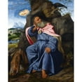 thumbnail image 3 of Giovanni Girolamo Savoldo 20x24 Black Modern Framed Museum Art Print Titled - Elijah Fed by the Raven (C. 1510), 3 of 5