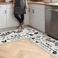 thumbnail image 6 of Kitchen Mats 24x72inch High Pile Rug,Thickened Kitchen Rug Kitchen Rules Theme Rugs Waterproof Non-Slip Rugs Comfort Standing Mat for Kitchen, Laundry Room, Farmhouse Home Decor, 6 of 7