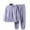 Purple, variant on Posijego Womens Fleece Sleepwear Sets 2 Piece Fuzzy Long Sleeve Jacket Warm Fuzzy Pants Winter Pjs Sets