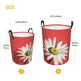 thumbnail image 3 of Pink Daisy Hello Laundry Hamper Medium Storage Basket/Toy Organizer/Dirty Clothes Bucket, 3 of 5