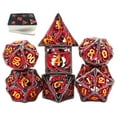 thumbnail image 1 of Juego de dados Dnd de metal Juego de dados de dragones y mazmorras D&D Regalos Juego de dados poliédricos huecos de 7 cps con caja de metal de regalo Adecuado para tarjetas de juegos de mesa D&D Pathf, 1 of 5