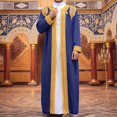 thumbnail image 2 of Men's Modern Middle Robe Thobe for Daily Wear – Long Sleeve Kaftan Tunic for Relaxed Comfort and Everyday Style, 2 of 6