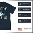 thumbnail image 4 of Tee Hunt Daddy Shark Funny Father's Day T-Shirt Funny Dad Grandpa Men's Tee, Navy Blue, Medium, 4 of 5