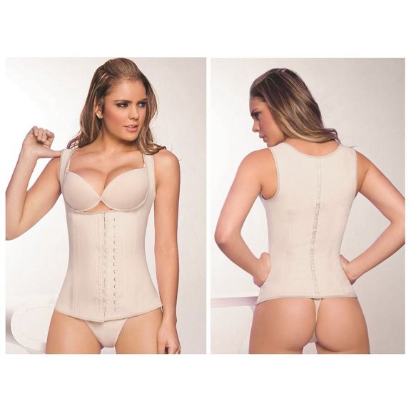 2027 Latex Girdle Body Shaper Color Beige Size XL (38)