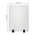 thumbnail image 2 of Dual Frosted Plexiglass 24 x 18 inch Clamp-on Desk Privacy Panels Pack of 2 for Classrooms, Offices, 2 of 16