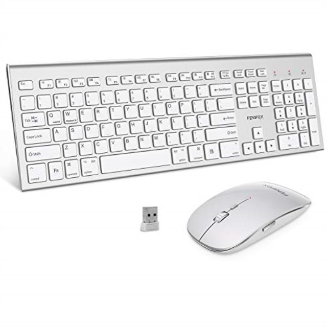 with Ergonomic Wrist Rest Long Battery Life Color : Black Wireless Keyboard and Mouse Combo Set USB Compatible with Windows and Chrome OS