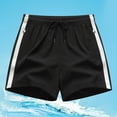 thumbnail image 2 of Xdzjlr Running Shorts For Men,Summer Ribbon Patchwork Leisure Running Shorts For Men, 2 of 4