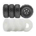 thumbnail image 1 of 4Pcs 1:12 Scale Wheel Tires Set Spare 90 MN91 Crawler Vehicles Model DIY Parts ,, 1 of 9
