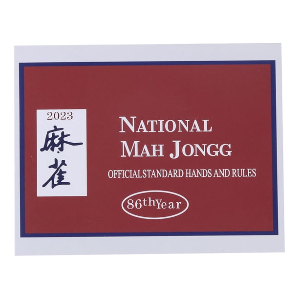 Plush Doll 2023 Mahjong Cards, Mahjong Cards Official Standard Hands And Rules Mahjong Cards 2023 Large Print Mahjong Scorecard