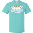 thumbnail image 3 of Inktastic 3 Cute White Harp Seals on Ice T-Shirt, 3 of 5