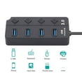 thumbnail image 4 of USB3.0 Splitter Hubs for Computers 4 Individual Port With Status Lights and Switches, 4 of 6
