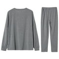 thumbnail image 5 of Baqcunre Women's Solid Loose Sportswear Set Long Sleeve Top and Trousers Set Size S-XXL,Sweat Set for Women Fall Outfits Women Trendy Womens Fashion Two Piece Sets for Women Grey, 5 of 8