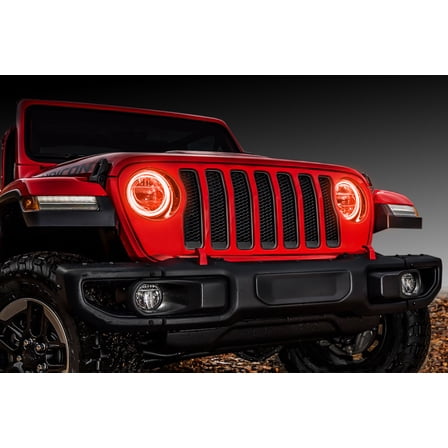 ORACLE Lighting 2018-2024 Jeep Wrangler JL LED Headlight Surface Mount Halo Kit